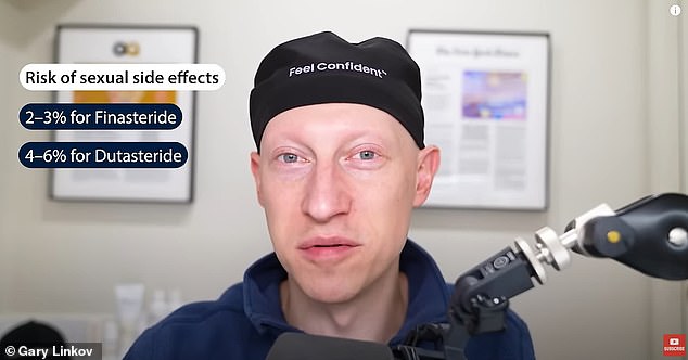 Gary Linkov revealed his preference for finasteride in a YouTube video. He prescribes it to patients alongside Minoxidil because he says it can help prevent hair loss