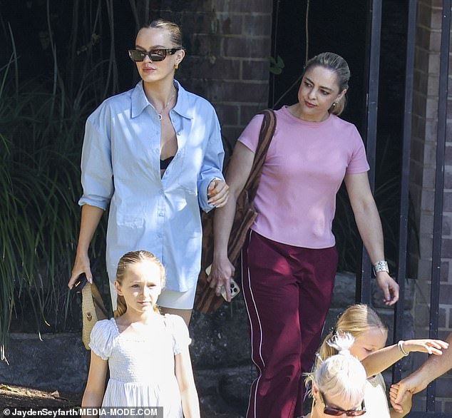 Billionaire boss Merivale, 52, and model 27 were spotted at his Vaucluse mansion in Sydney on Friday