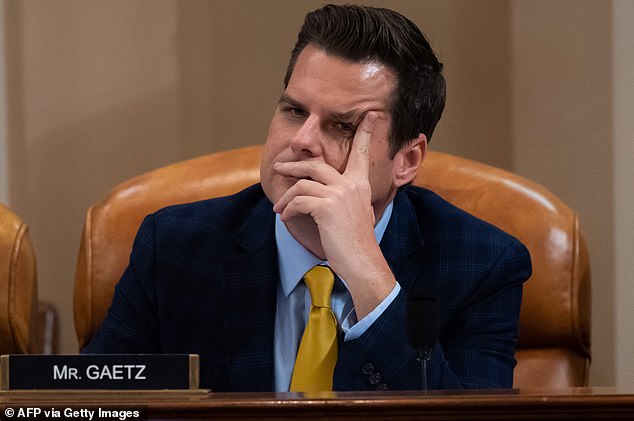 Matt Gaetz during a House Judiciary Committee hearing