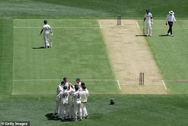 Despite the batting collapse, Australia got off to a fine start in the field and held India to a first innings score of just 150 runs