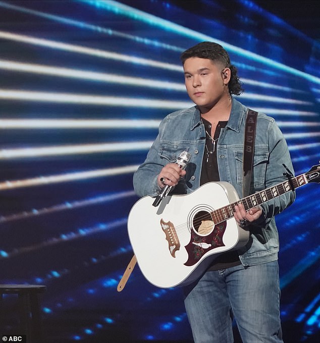 Quit after controversy: Kennedy made headlines last year after withdrawing from American Idol amid racism scandal (2021 photo)