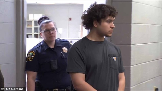 Kennedy, pictured in court in February 2022, pleaded guilty Monday to driving under the influence causing death and was sentenced to 25 years in prison and a $25,100 fine, which was suspended to eight years and $15,100, per WSPA