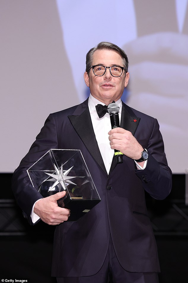 During the opening ceremony, Matthew received the Stella della Mole - a Lifetime Achievement Award