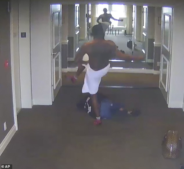 The brutal video of Diddy attacking singer Cassie in a Los Angeles hotel hallway in March 2016 was released by CNN in May