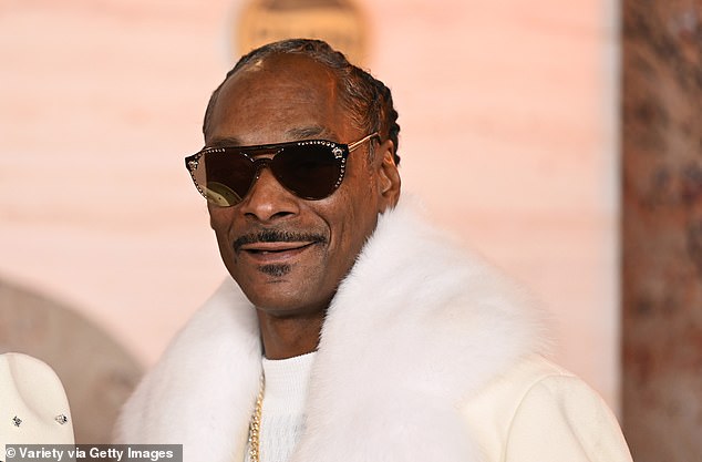 American rapper Snoop Dogg is one of many celebrities attending the race