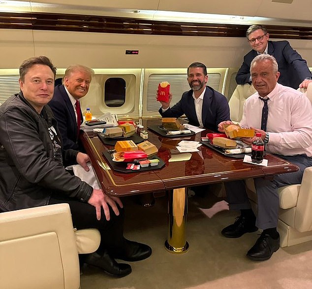 RFK Jr., the nominee for Secretary of Health and Human Services, was pictured on Trump Force One this week holding up a Quarter Pounder like a father would hold a dirty diaper.