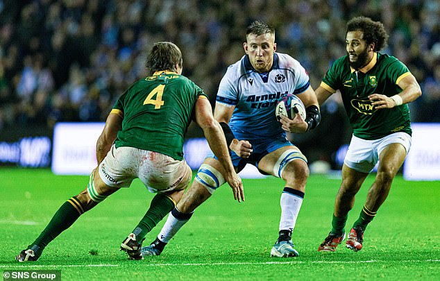 Matt Fagerson will earn his 50th cap for Scotland when he takes to the field this weekend