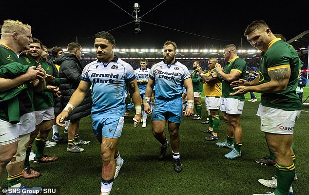 The Scots followed up the victory over Fiji with a defeat against world champions South Africa