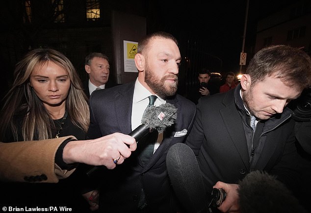 McGregor was accused of brutally raping and assaulting Nikita Hand in 2018.