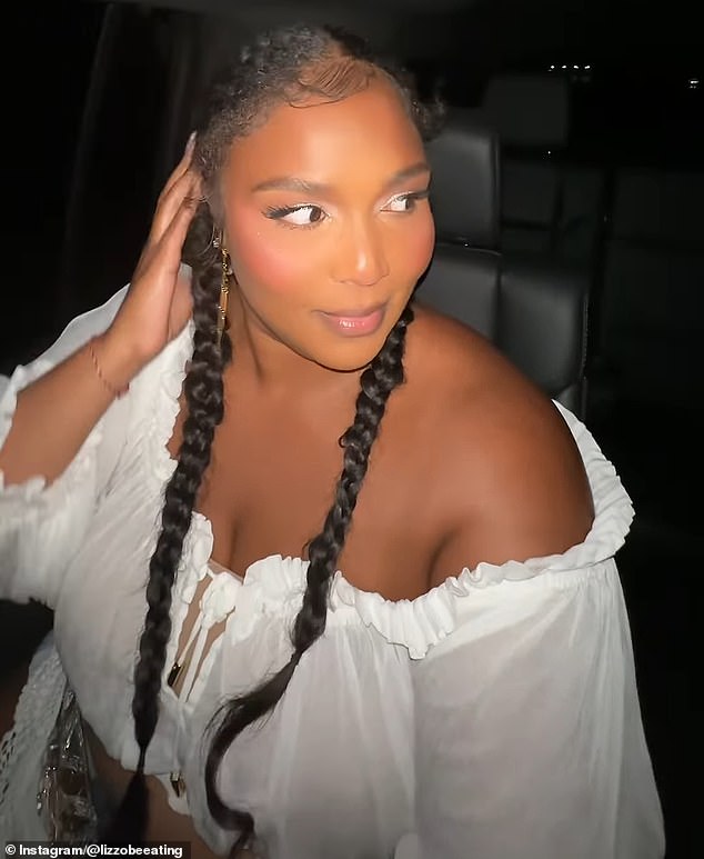 1732318497 962 Lizzo is unrecognizable showing off cinched waist and svelte frame