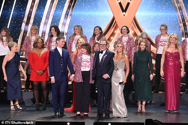 Lorraine Kelly had a very special presence at this year's show with her Change and Check Choir, made up of women who discovered breast cancer through the Lorraine campaign