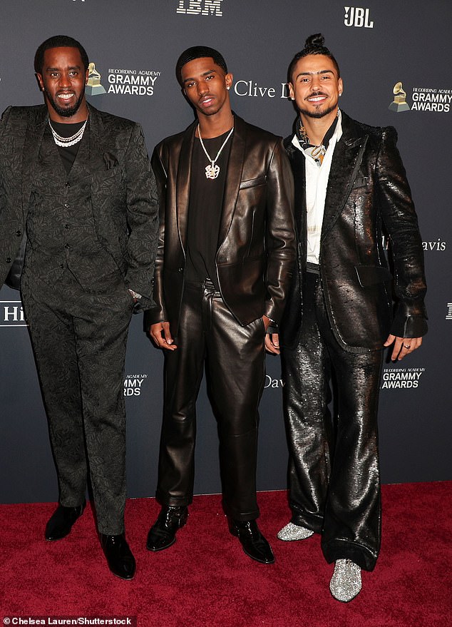 Combs' sons previously banded together to serve Burgess a cease and desist order after he began selling an unauthorized tell-all about and allegedly written by Christian and Quincy's late mother Kim Porter; pictured in January 2020 in Los Angeles