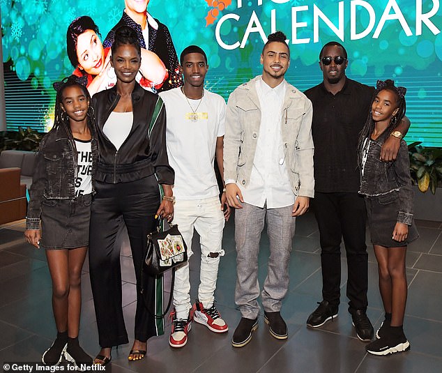 They claimed Burgess is trying to capitalize on their late mother's fame by selling a tell-all book. In response, Burgess, a witness in the Diddy trial, made a pointed statement in his filing; from left to right: D'Lila Star Combs, Kim Porter, Christian Combs, Quincy Brown, Sean 'Diddy' Combs, Jessie James Combs pictured in October 2018