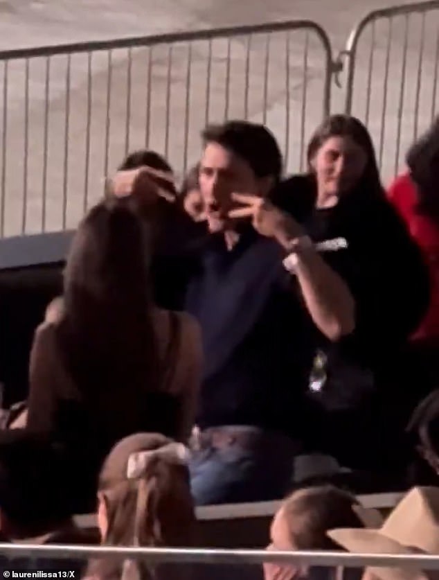 Canadian Prime Minister Justin Trudeau was seen enjoying himself at a Taylor Swift concert in Toronto