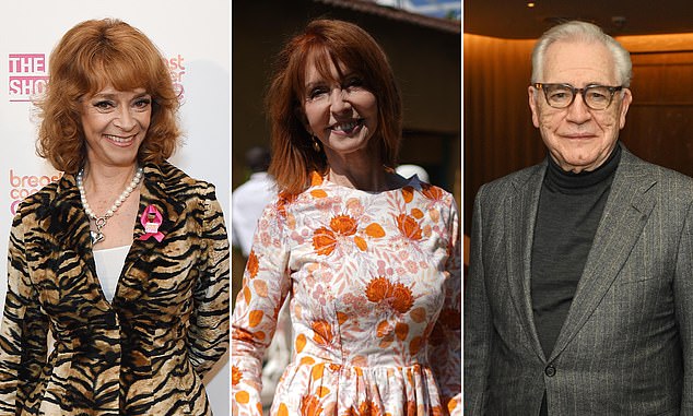 Celebrity campaign: From left to right, Sue Holderness, Jane Asher and Brian Cox urge older people to check if they can claim a pension credit