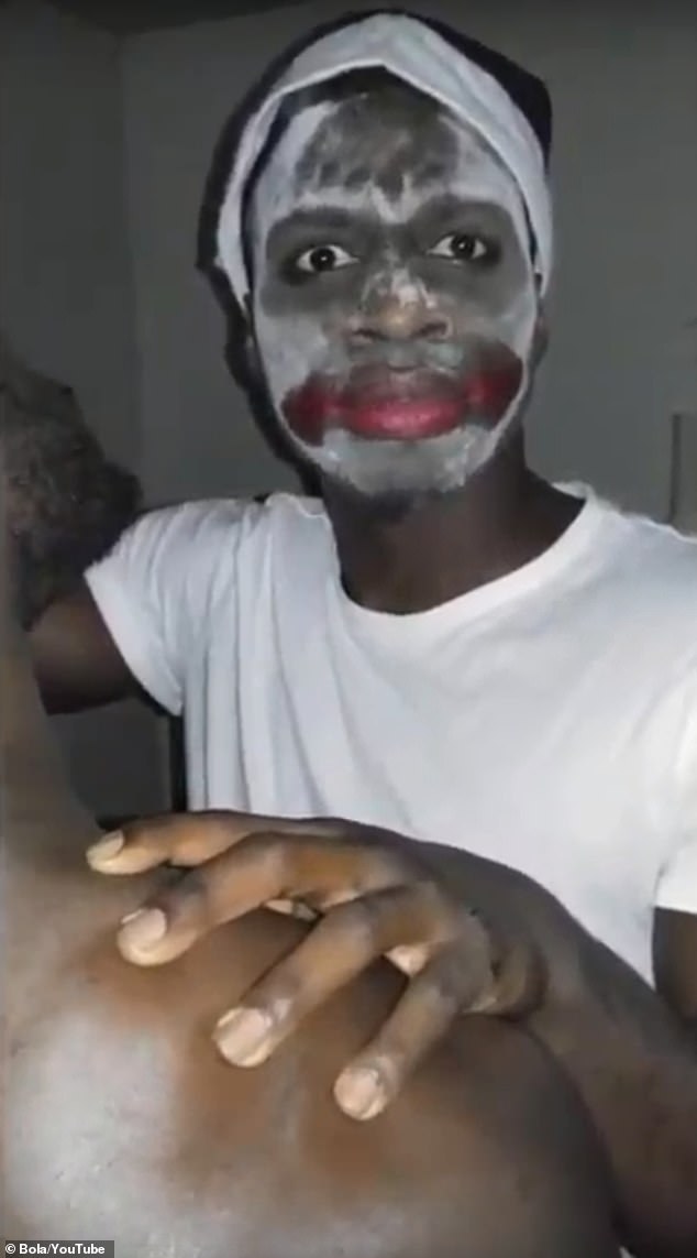 Abel Osundairo is seen in a 2016 video dressed as the Joker