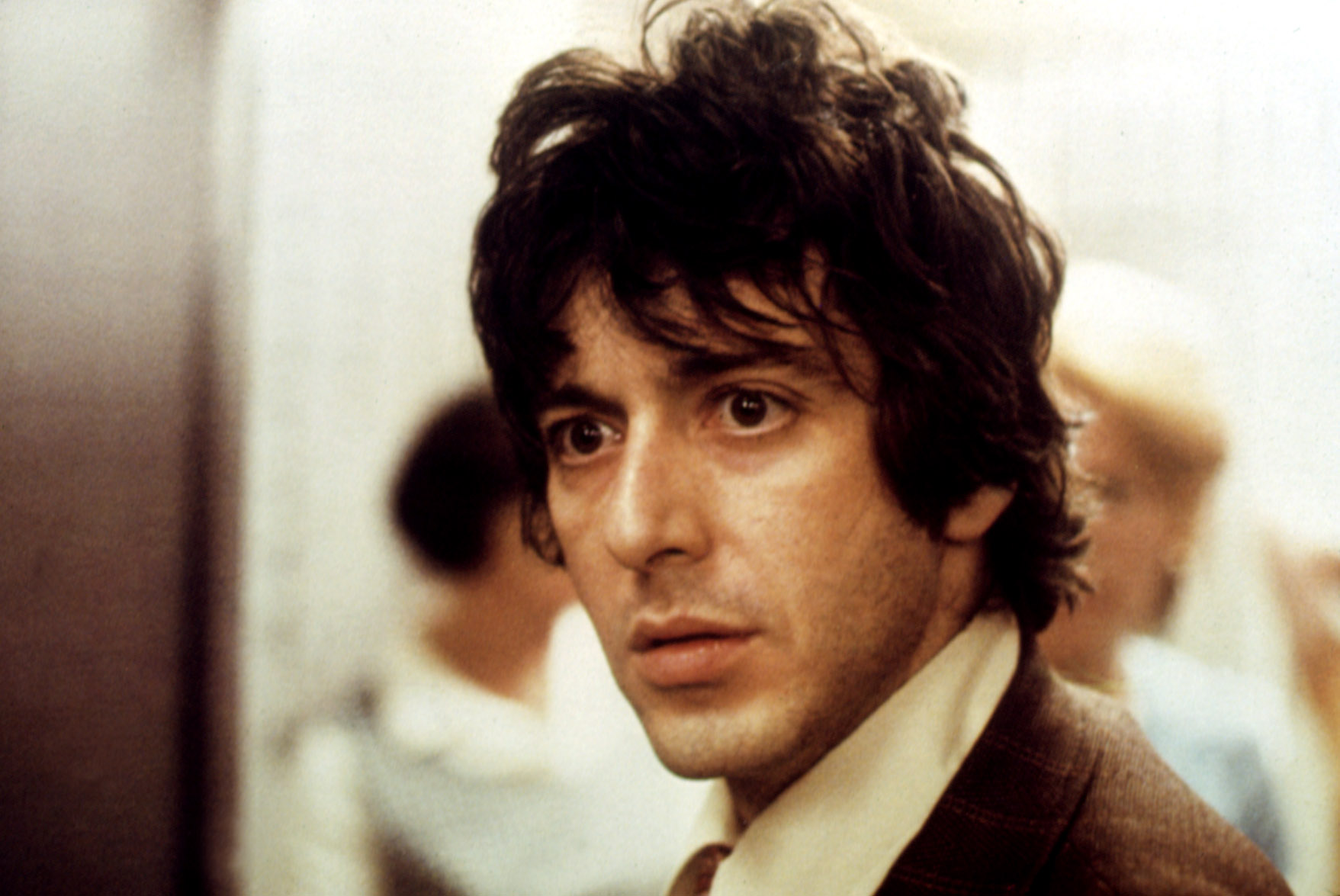 Young Al Pacino looks worried on Dog Day Afternoon