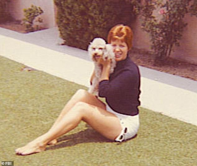 Terry is pictured here in the 1960s, years before she was murdered and abandoned in the dunes