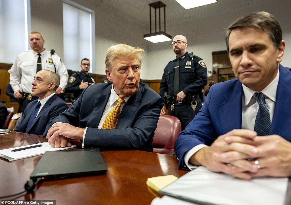 Last week, Trump announced he would nominate his lawyers from the New York trial to positions at the Justice Department for his second term. The president-elect said his picks were Todd Blanche (pictured right) for deputy attorney general and Emil Bove for principal deputy attorney general.