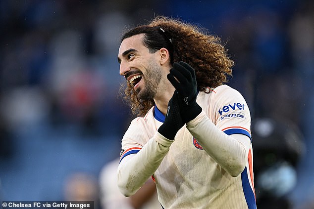 Marc Cucurella played practically as a left winger and set up Madueke's second goal, which was disallowed