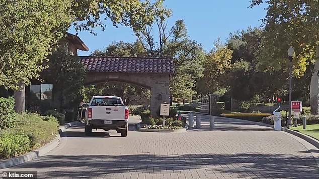 Locals also believe the alleged gang is part of the growing trend in crime tourism, where foreign nations come to the US with the intention of committing theft (photo: gated community)