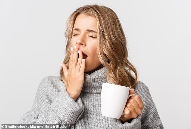 Sadie Whitelocks of DailyMail.com says the prospect of yawning in public fills her with dread because of the 'weird' thing that happens (stock image)