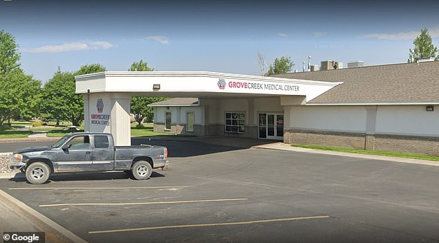 The child was left at Grove Creek Medical Center in Blackfoot, Idaho