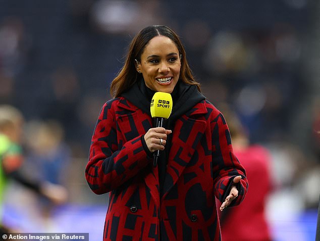 Alex Scott is also in the picture, following her emergence as one of the BBC's top presenters