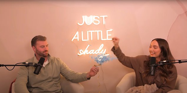 Scott and McClintock's date night comes shortly after they announced they were expecting a baby boy on an episode of her Just A Little Shady podcast. During filming, the expectant couple popped a balloon full of blue confetti to celebrate their gender reveal