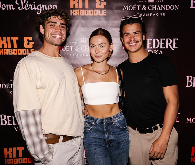 Exuding effortless style, Lawson wore a relaxed long-sleeved cream shirt paired with beige trousers and a tan belt, adding a touch of sophistication to his casual ensemble