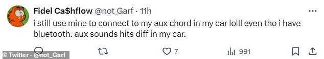 Another commenter said they used the adapter to connect to their car's audio even though they also had the option to use Bluetooth