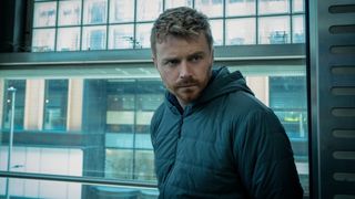 Jack Lowden looks pensive in Slow Horses