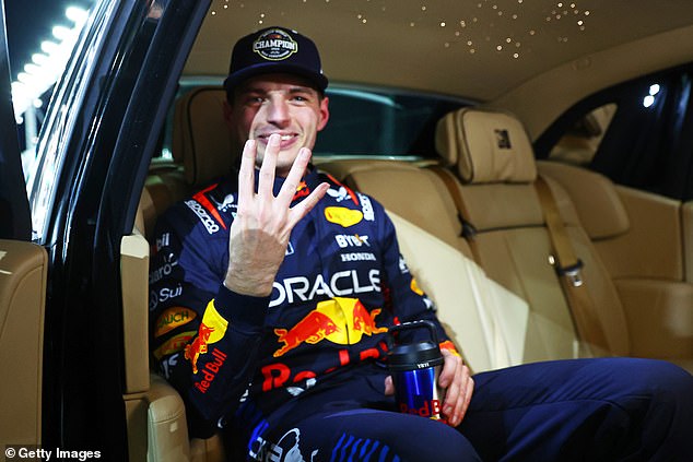 Red Bull superstar Verstappen has now won four consecutive World Drivers' Championships