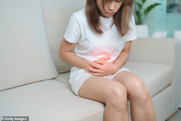 Endometriosis affects one in ten women and can cause bleeding, inflammation and infertility if left untreated (file photo)