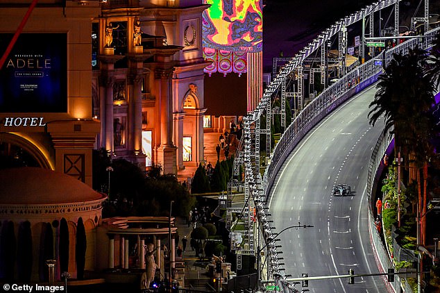 Saturday evening's Grand Prix took place at the unique Las Vegas Strip Circuit in Nevada