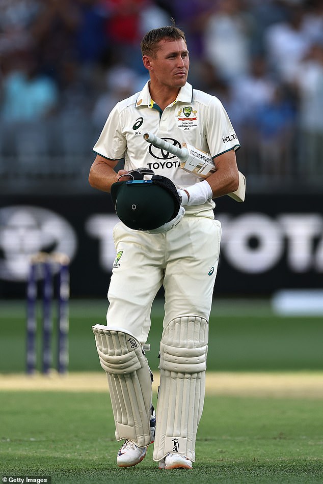 Marnus Labuschagne had a torrid time at the crease and was dismissed for lbw after just five balls