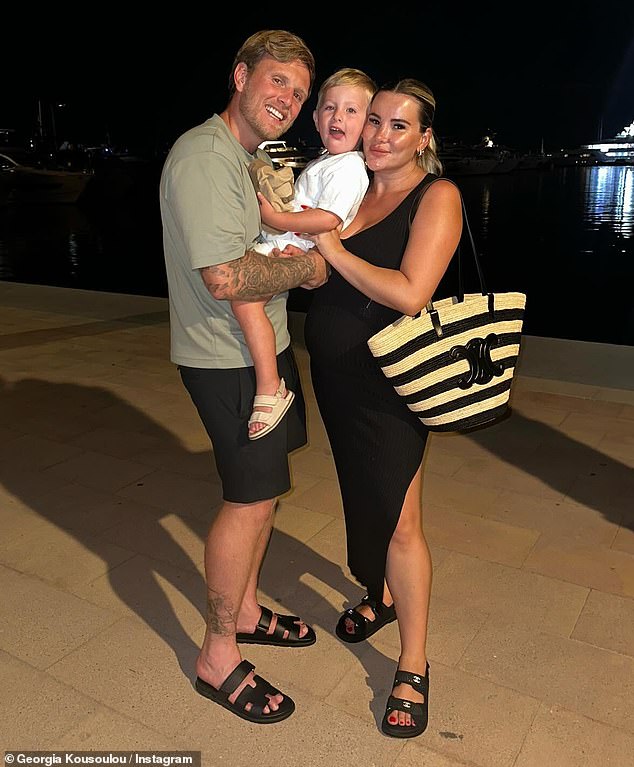 Reality star Georgia and her businessman husband Tommy Mallet, 31, already share son Brody, two