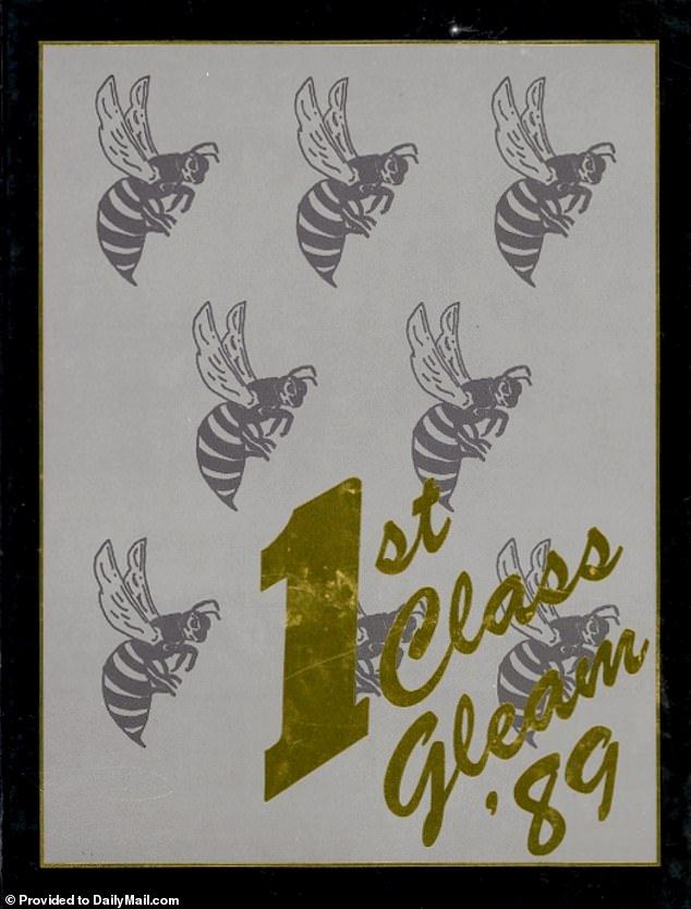 The cover of the 1989 Union High School yearbook entitled 