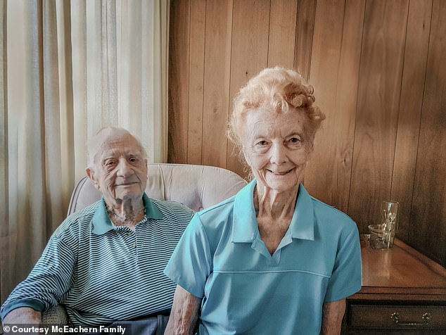 Mary and Steve McEachern were married for 75 years until Steve died in 2020 during the pandemic.