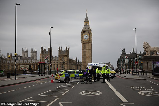 Officers were called to reports of a fight on Westminster Bridge at around 10.45am today and found a man with a stab wound