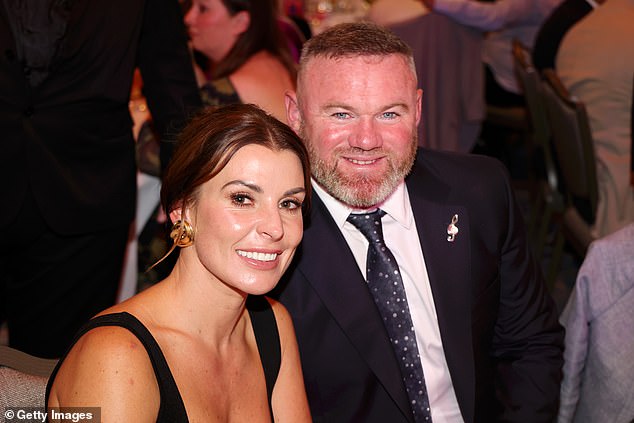 Wayne and Coleen (pictured on October 7) met as teenagers at their council house in Croxteth, Liverpool