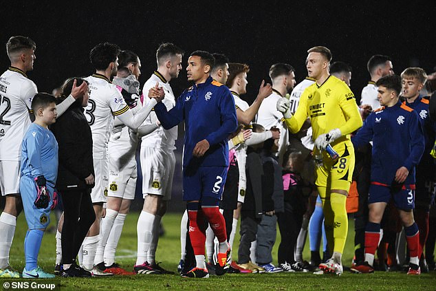 In January, Dumbarton hosted Rangers in the cup, but there were warning signs even then