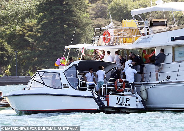 Those lucky enough to have boats were seen pulling their ships up close to the action and enjoying the music