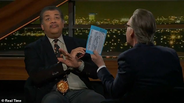 Tyson countered Maher's criticism of the piece and the magazine for publishing it, arguing it was an old piece, but Maher doubled down.