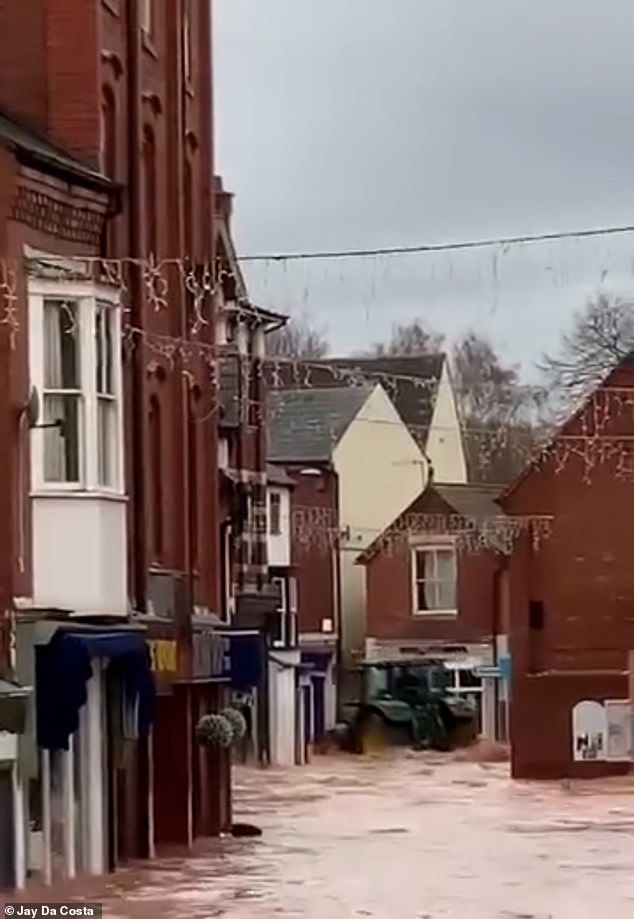 Owners had fought valiantly to keep the water out of their shops, only to see their hard work wiped away in an instant as one person said he had 'put Tenbury out of business'