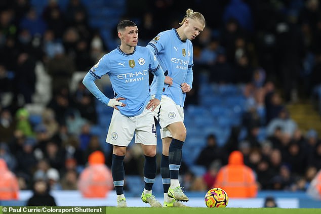 The Reds have built a significant lead over Man City, who were defeated 4-0 by Tottenham on Saturday