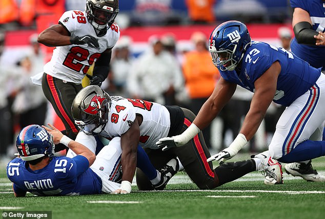 The Buccaneers dominated the Giants in every aspect on Sunday at MetLife Stadium