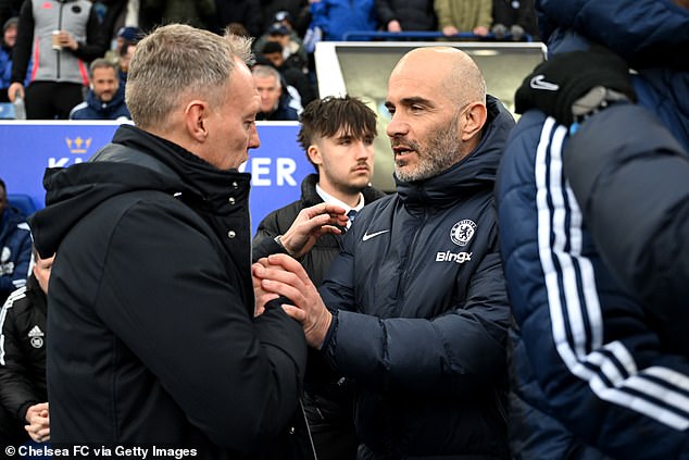 Enzo Maresca (right) guided Leicester to the highest level and is now doing an excellent job at Chelsea