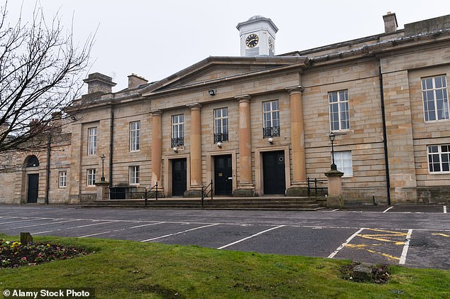 Bellwood's attacks left his victim with medical problems and an inability to control his emotions, Durham Crown Court heard (pictured).