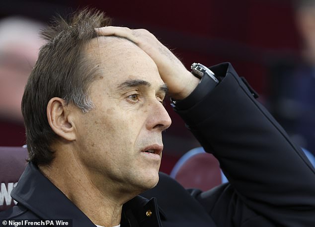 He is under heavy pressure as West Ham are in fourteenth place in the Premier League after eleven games